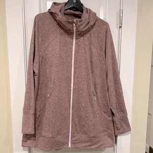 NWT Eddie Bauer women’s 3x pink trail ascent hoodie hooded zip up sweatshirt